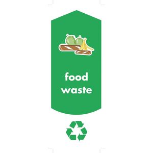 Rubbermaid Food Waste Stickers (Pack of 4)