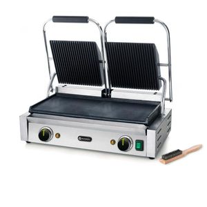 Hendi Double Ribbed Top Contact Grill - HND263815 - 1