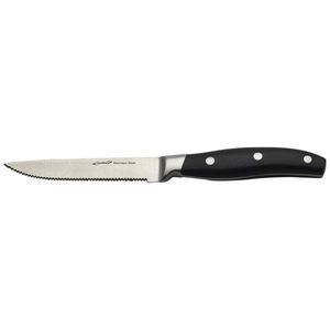 Premium Black Handle Steak Knife (Dozen) - STK-PRM - 1
