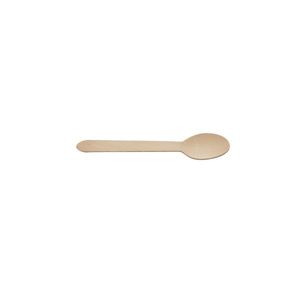 GenWare Birchwood Disposable Dessert Spoons (100pcs) - DWC-DS - 1