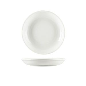 Genware Porcelain Couscous Plate 21cm/8.25" (Pack of 6) - 197621 - 1
