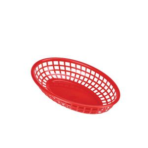 Fast Food Basket Red 23.5 x 15.4cm (Pack of 6) - FFB23-R - 1
