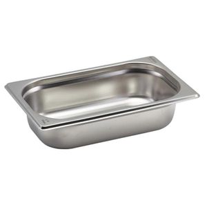 St/St Gastronorm Pan 1/4 - 65mm Deep - GN14-65 - 1