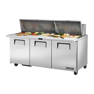 True Refrigerated Prep Table TSSU-72-30M-B-ST-HC - CX719