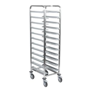 Matfer Bourgeat 12 Tray Cafeteria Trolley Grey - CX726