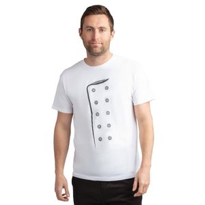 Chef Printed T Shirt White - Size S - BB492-S