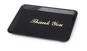 Tip Tray 'thank You' Print - Black - 12327-01