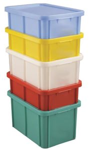 Matfer Polythene Container And Lid - Red 35L - 467470 - 11310-05