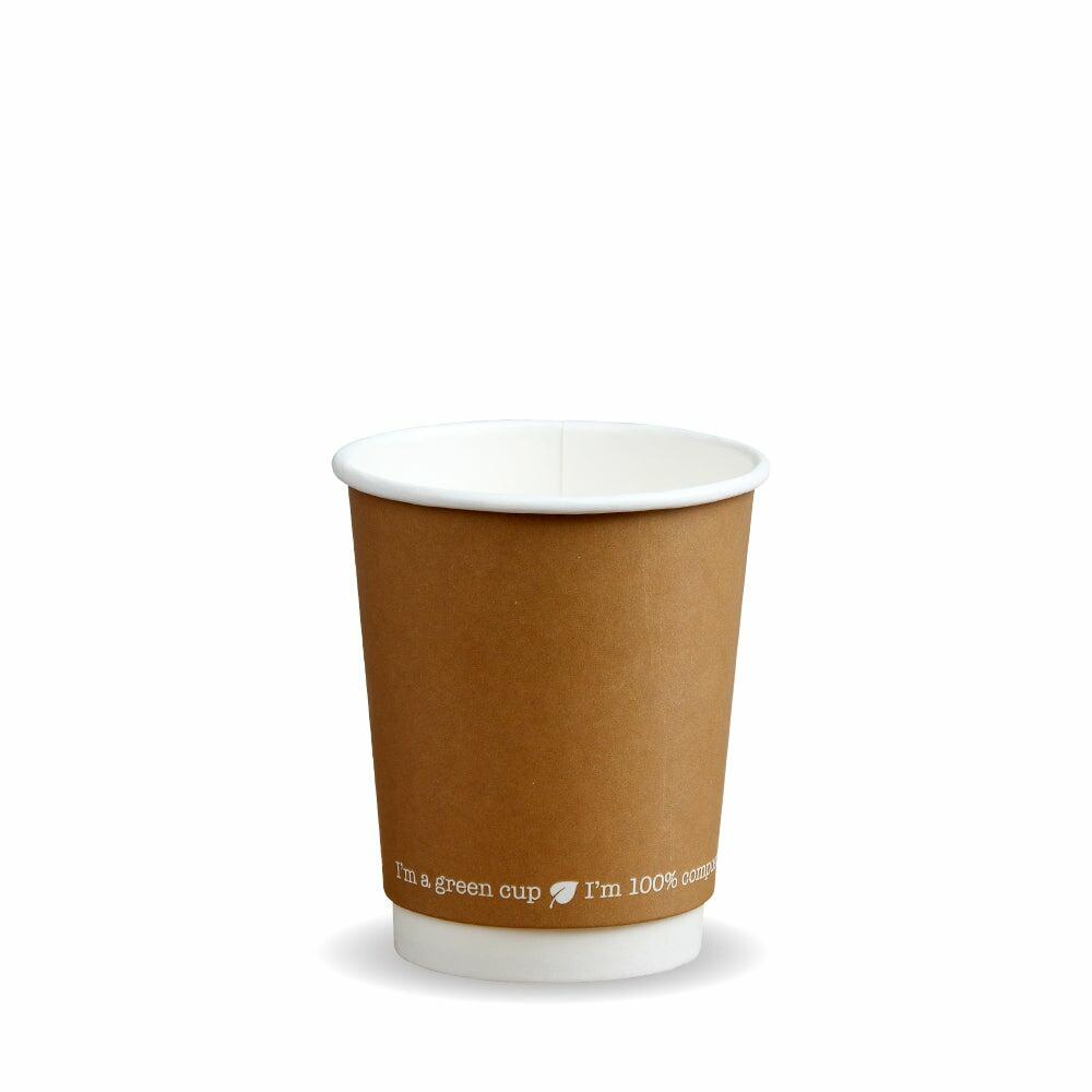 BCK-8DW-UK - BioPak 8oz Kraft Double Wall BioCups (Case of 500) - BCK ...