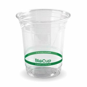 BioPak 420ml Clear PLA BioCups (Case of 1000) - R-420-UK - 1