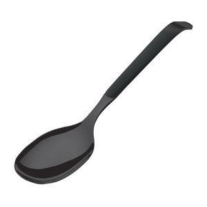 Amefa Buffet Small Serving Spoon Black (Pack of 12) - DX671 - 1