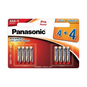 Panasonic Pro Power Batteries AAA 4+4 Free Promo Pack - CU363 - 1