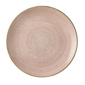 Churchill Stonecast Raw Terracotta Evolve Coupe Plate 260mm (Pack of 12) - CU652 - 1