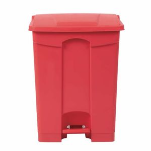 Jantex Kitchen Pedal Bin Red 65Ltr - DC710 - 1
