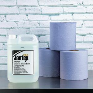 Jantex Centrefeed Blue Rolls 2-Ply 120m (Pack of 6) - DL921 - 10