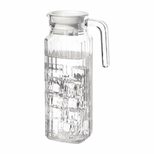 Olympia Ribbed Glass Jugs 1Ltr (Pack of 6) - GF922 - 2