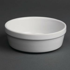 Olympia Whiteware Round Pie Bowls 119mm (Pack of 6) - DK808 - 1