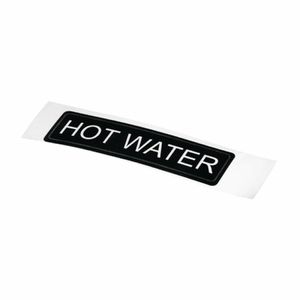 Adhesive Airpot Label - Hot Water - K705 - 1