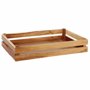 APS Superbox Buffet Crate Acacia GN1/1 - DR732 - 1