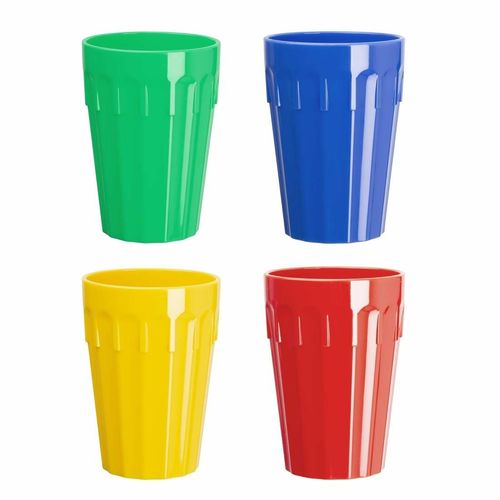 Olympia Kristallon Polycarbonate Tumblers Yellow 260ml (Pack of 12) - CB775 - 4