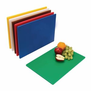 Hygiplas Low Density Chopping Board Set (Pack of 6) - W356 - 3