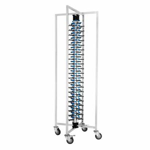 Vogue Mobile Plate Rack 84 Plates - GK978 - 1