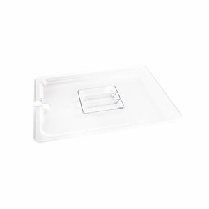 Vogue Polycarbonate 1/2 Gastronorm Lid Notched - U251 - 1