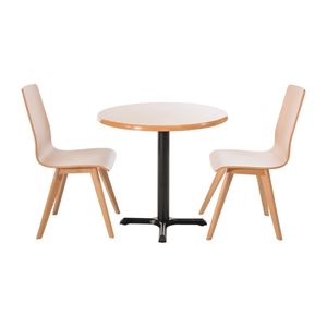 Fameg Wooden Flow Bentwood Beech Side Chairs (Pack of 2) - CW010 - 3