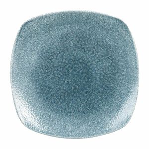 Churchill Studio Prints Raku Rectangular Plates Topaz Blue 215mm (Pack of 12) - HC781 - 1
