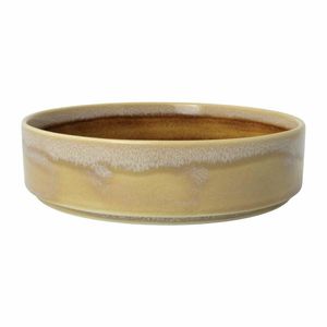 Steelite Aurora Vesuvius Amber Round Stacking Trays 203mm (Pack of 12) - VV2540 - 1