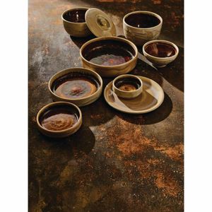 Steelite Aurora Vesuvius AmberTulip Bowls 103mm (Pack of 12) - VV2547 - 3