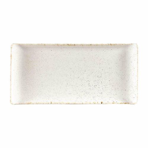 Churchill Stonecast Rectangular Plates Barley White 145 x 300mm - DW378 - 1