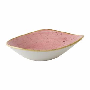 Stonecast Petal Pink Triangle Bowl 21oz (Pack of 12) - FJ906 - 1