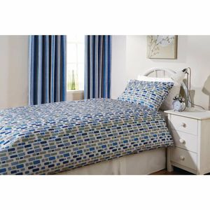 Mitre Essentials Florence Pebble Pillowcase Cobalt - GU374 - 1