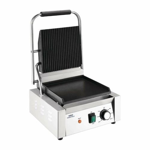 Nisbets Essentials Contact Grill Ribbed Top - DA396 - 8