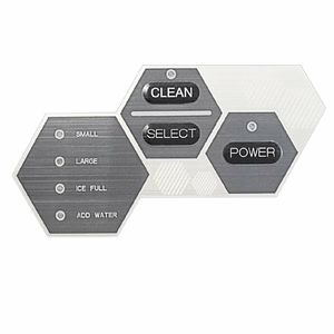Nisbets Essentials Control Panel Sticker - AK570 - 1
