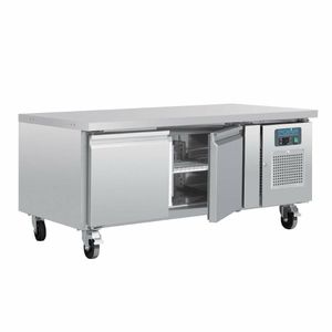 Polar U-Series Double Door Chef Base Fridge - DA462 - 3