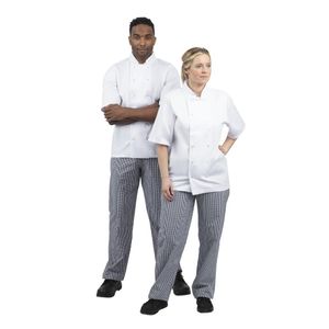 Whites Unisex Vegas Chefs Trousers Small Blue and White Check 5XL - B311-5XL - 1