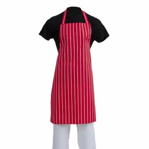 Whites Bib Apron Red And White Stripe - A532 - 1
