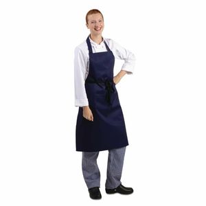 Whites Bib Apron Navy Blue - A543 - 3