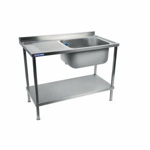 Holmes Fully Assembled Stainless Steel Sink Left Hand Drainer 1200mm - DR381 - 1