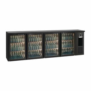 E3 4 x glass door undercounter bottle cooler - FD030 - 1