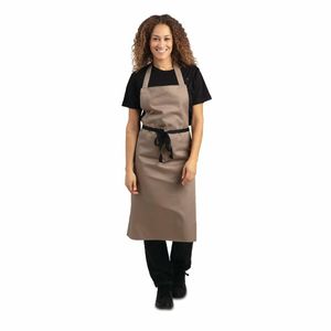 Whites Polycotton Bib Apron Tan - B429 - 3