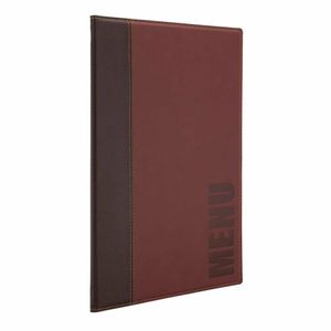 Securit Contemporary Menu Cover Bordeaux A4 - H717 - 3