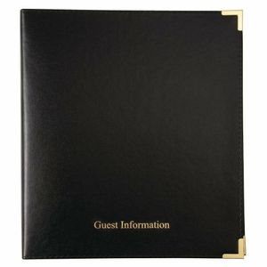Black Guest Information Folder - CB586 - 1