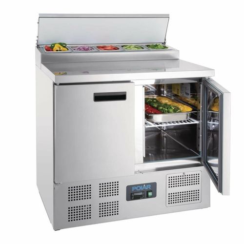 Polar G-Series Pizza Prep Counter Fridge 254Ltr - G604 - 10