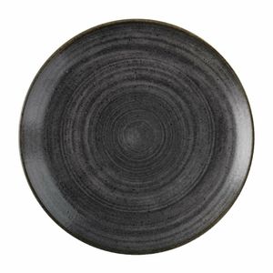 Churchill Stonecast Raw Evolve Coupe Plate Black 260mm (Pack of 12) - FS837 - 1