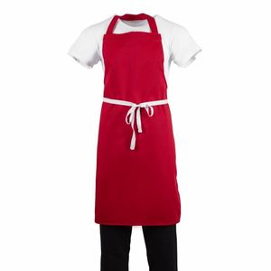 Whites Bib Apron Red - BB466 - 1