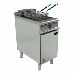 Falcon Dominator Single Tank Twin Basket Free Standing Electric Filtration Fryer E3840F - GP094 - 1