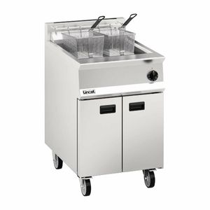 Lincat Opus 800 Single Tank Twin Basket Free Standing Propane Gas Fryer 600mm OG8107 - DM534-P - 1